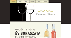 Desktop Screenshot of dezsmapince.hu