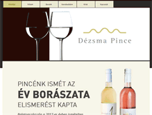 Tablet Screenshot of dezsmapince.hu